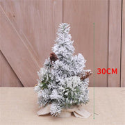 Artificial Christmas Miniature Flocking Snow Pine Tree