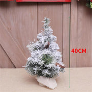 Artificial Christmas Miniature Flocking Snow Pine Tree