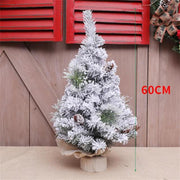 Artificial Christmas Miniature Flocking Snow Pine Tree