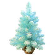 Mini Christmas Tree Flocking Snowflake Stained 30cm