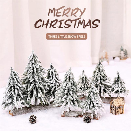 Mini Snowflake Christmas Tree Desktop Decoration