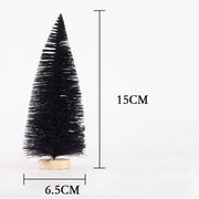 Colorful Pine Needle Powdered Mini Christmas Tree