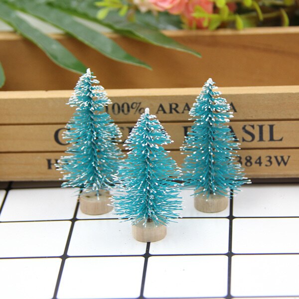 Christmas Trees Small Pine Trees Mini Trees Placed In The Desktop