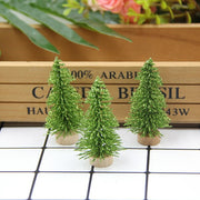Christmas Trees Small Pine Trees Mini Trees Placed In The Desktop