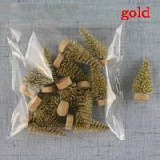 12 PCS/Bag Mini Christmas Tree Home Decoration - Christmas Trees USA