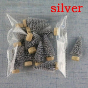 12 PCS/Bag Mini Christmas Tree Home Decoration - Christmas Trees USA