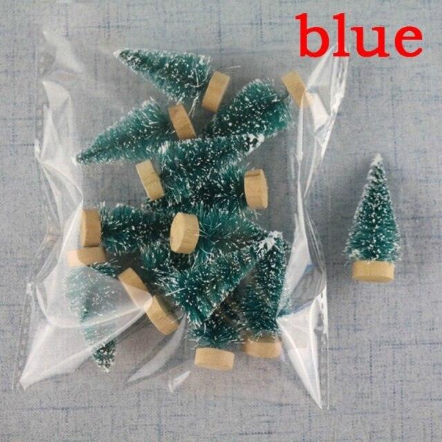 12 PCS/Bag Mini Christmas Tree Home Decoration - Christmas Trees USA