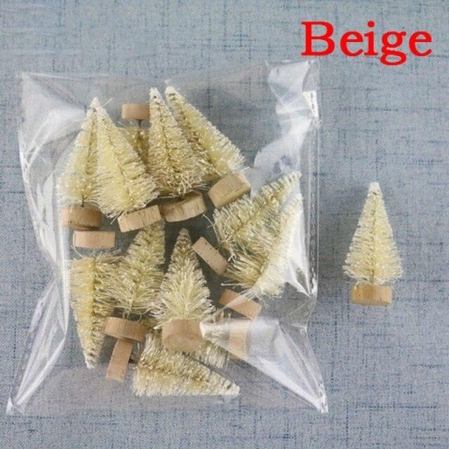 12 PCS/Bag Mini Christmas Tree Home Decoration - Christmas Trees USA