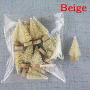 12 PCS/Bag Mini Christmas Tree Home Decoration - Christmas Trees USA
