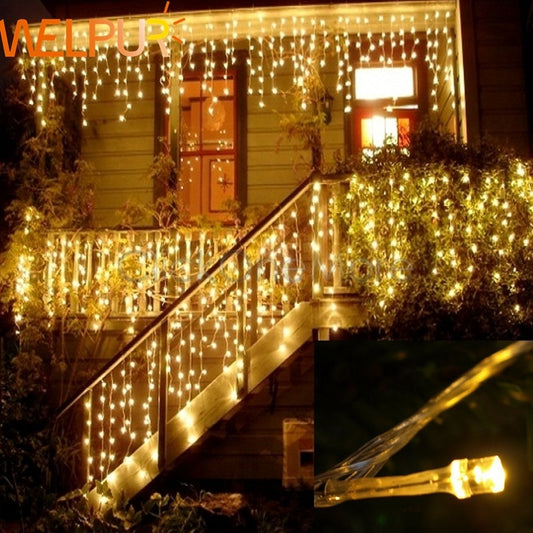 Christmas Garland LED Curtain, Tree Decorative Light - Christmas Trees USA