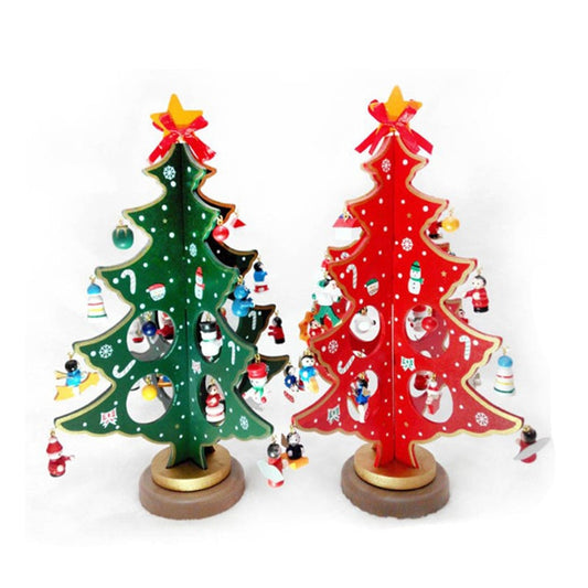 Creative DIY Wooden Christmas Tree Decoration